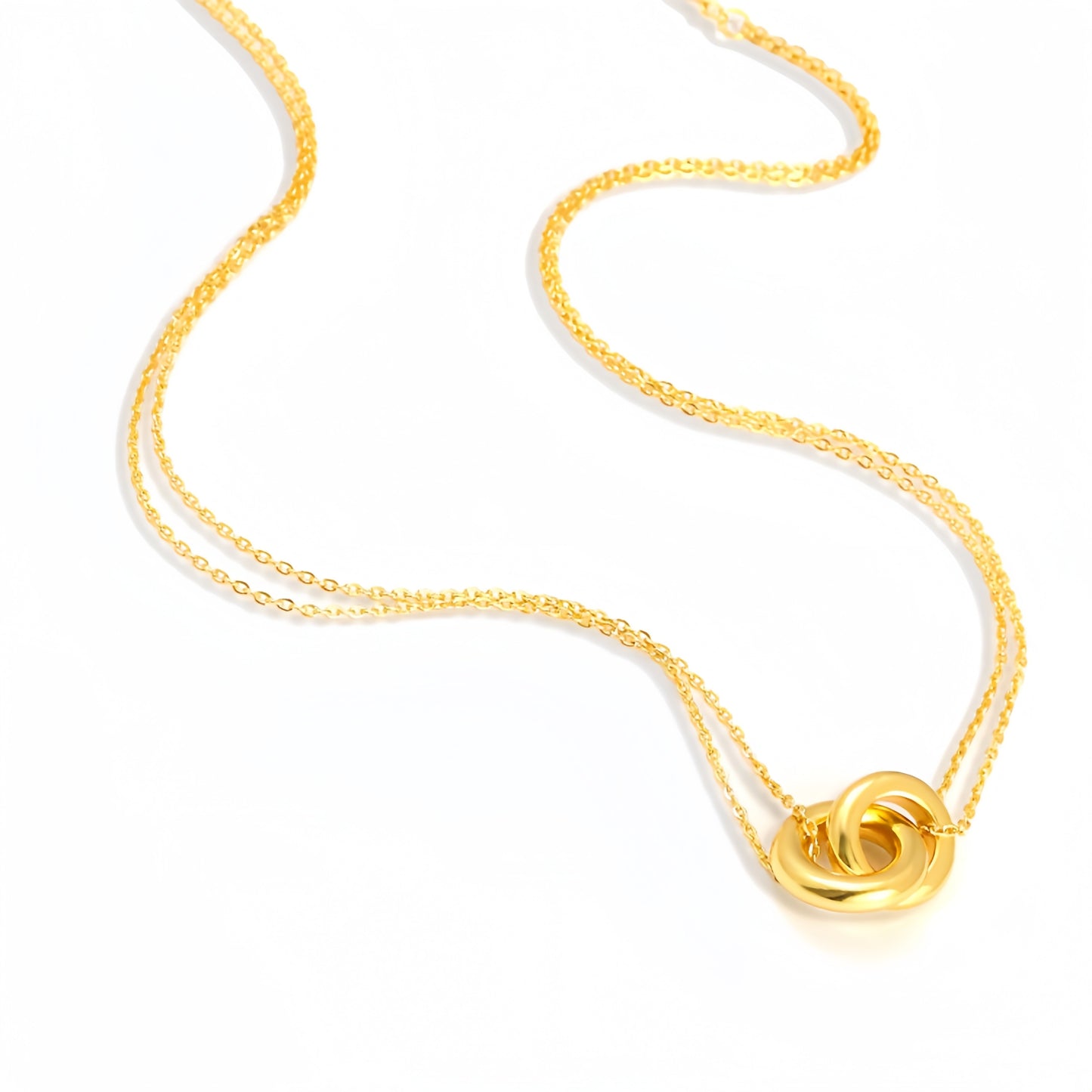 Interlocking Circles Necklace