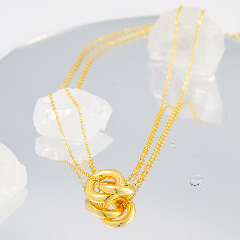 Interlocking Circles Necklace