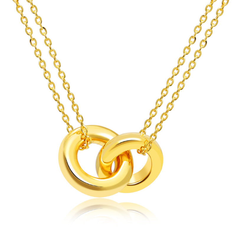 Interlocking Circles Necklace