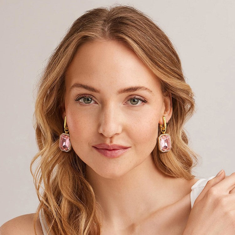 Rose Cubic Earrings